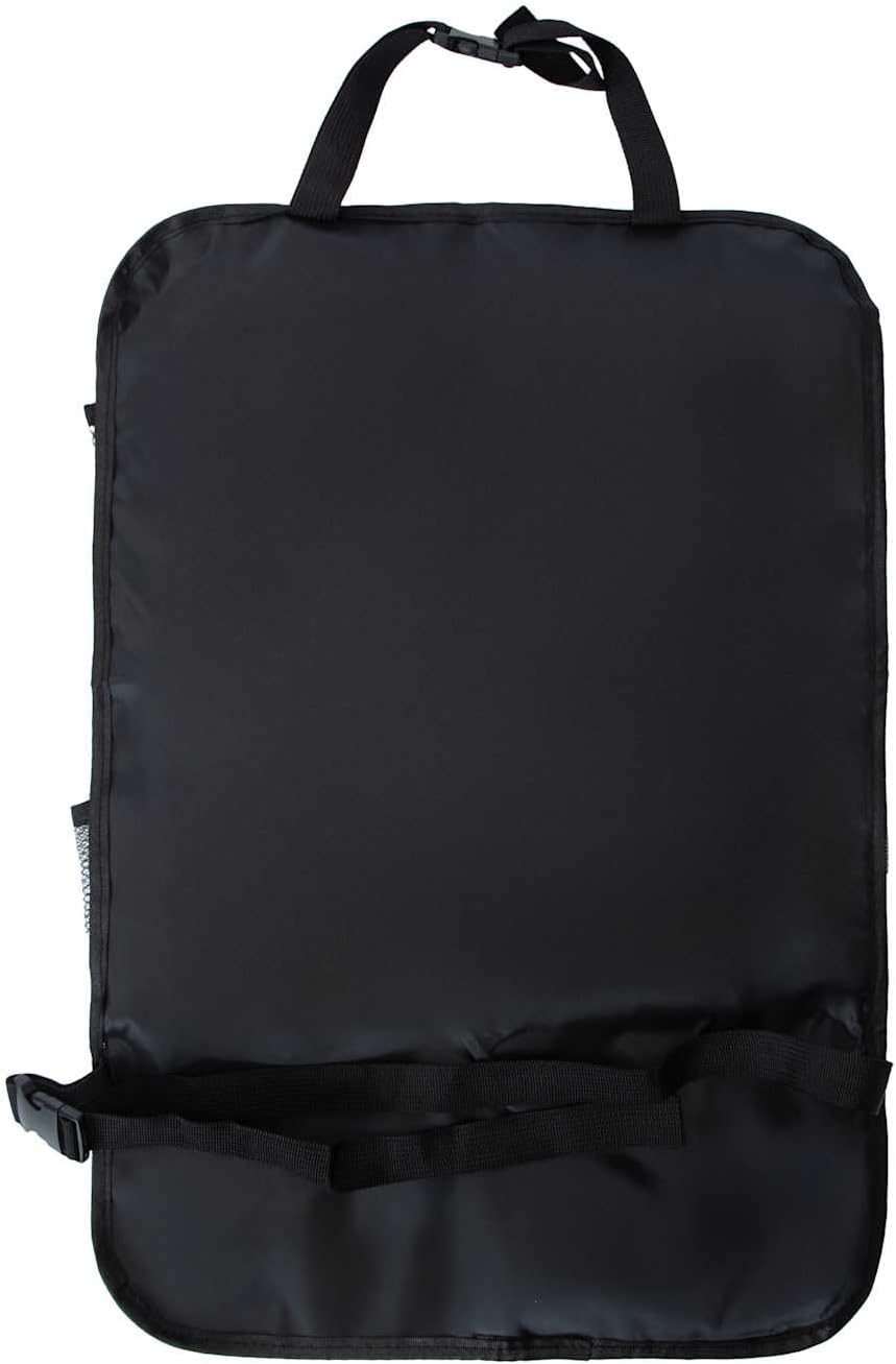 Tech Solutions Clutter Free Car Back Seat Organizer, Multi-Pocket Storage System, Black