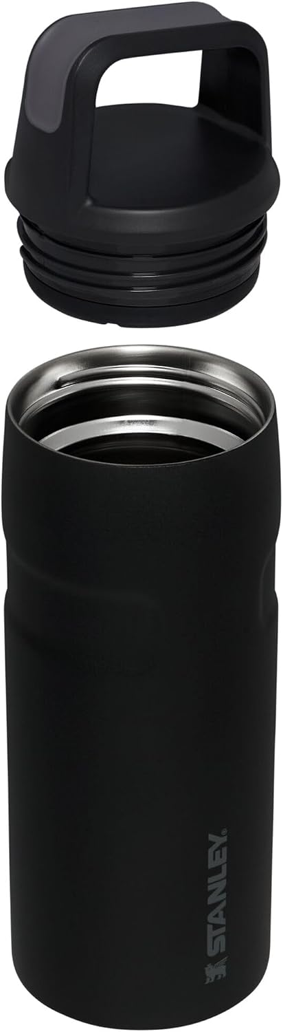 Stanley IceFlow Cap and Carry Water Bottle | Wide Mouth Twist Lid | Lightweight & Leakproof for Travel & Sports | Insulated Stainless Steel | BPA-Free