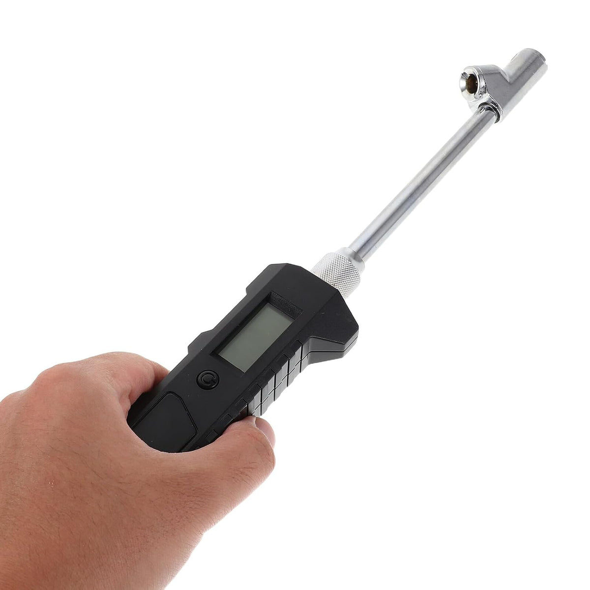PRETYZOOM Digital Tire Pressure Checker Dual Head LCD Display Portable Precision Tire Gauge for Car Truck Motorcycle with Night Light for Accurate Air Pressure Measurement