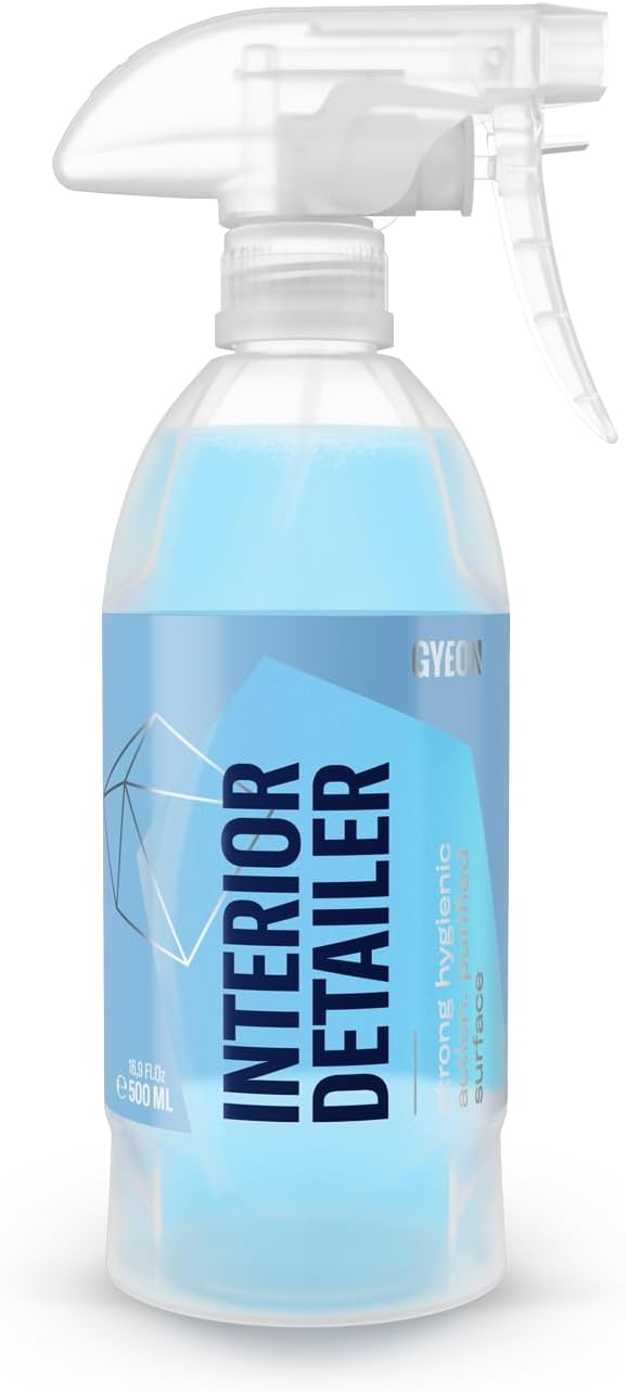 Gyeon Interior Detailer All‑Surface Car Interior Cleaner Safe on Leather Plastic Textiles Vinyl Dashboard Screen Trim Purify Matte Finish No Shine Residue