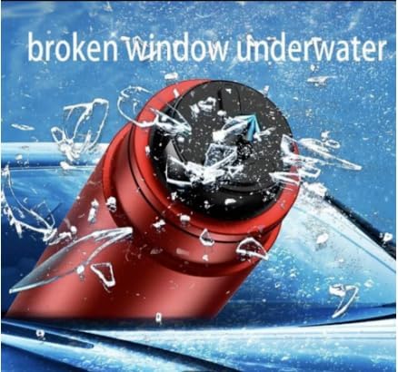 Black Car Window Breaker, Vehicle Mounted Safety Hammer