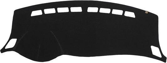 AUQDD Dashboard Cover Mat Fit for 2013 2014 2015 2016 2017 2018 2019 Ni-ssan Sentra/Pulsar, Black Flannel Dash Mat, Anti-Glare, Anti-Reflection, No Peculiar Smell