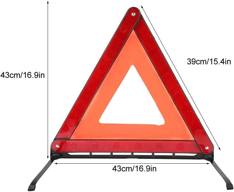 Foldable Car Reflective Triangle Emergency Fault Sign Warning Board Roadside Safety Parking Stop Board Sign