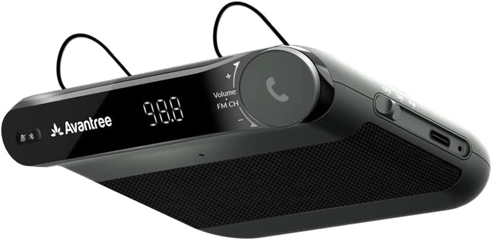 Avantree Roadtrip - Car Bluetooth Speaker & Wireless FM Transmitter Kit