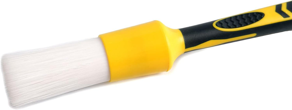 Maxshine Small #10 Universal White Classic Detailing Brush – Soft, Durable Synthetic Bristles – High-Density Brush for Interior & Exterior Cleaning – Premium Car Detailing Tool