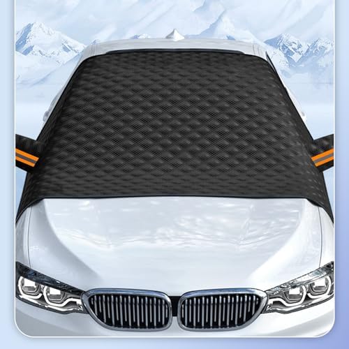 Car Magnetic Windshield Snow Cover for Mazda CX-5 2012-2025, All Weather Application Windshield Cover, Snow Protector, Winter Car Front Window Accessories,B-No Magnetism