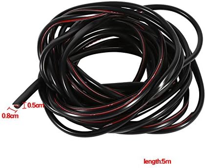 16ft 5M U Shape Rubber Seal, Car Door Edge Guards Trim Protector Strip with Internal Double Sided Tape (Black)