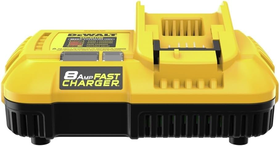 DEWALT DCB118R 20V MAX/60V MAX FLEXVOLT 8 Amp Fast Charger (Renewed)