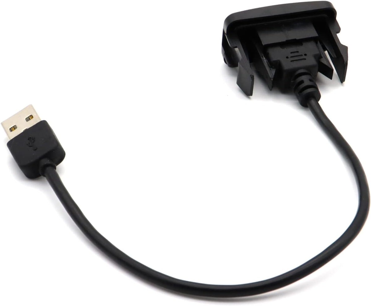 MOTONG USB Power Socket Car Charger Compatible with Toyota VIGO,Male to Female USB Car Charger Adapter(40 * 20mm)