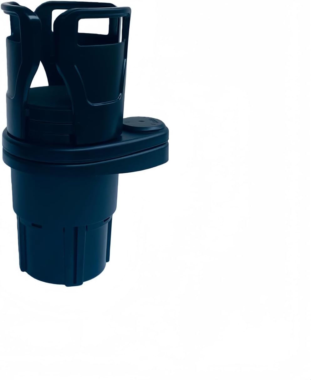 Car Cup Holder Expander, Black, 7.32 x 3.35 Inch