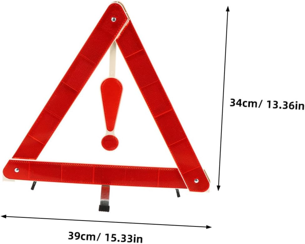 3pcs Reflective Warning Triangle Sign for Car Truck Roadside Emergencies