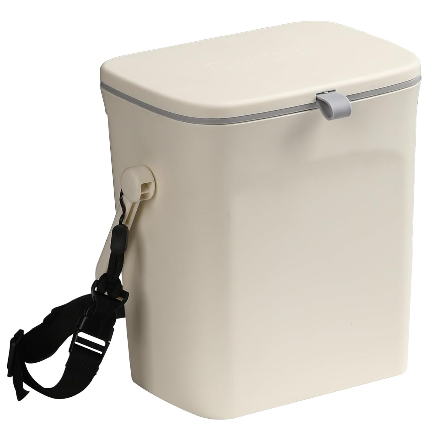 Leakproof Car Trash Can with Lid, Hanging Garbage Bin for Sedan SUV Truck | Leakproof lining, lid blocks odors; hangs off headrest—easy to empty & wipe clean,Easy to Use