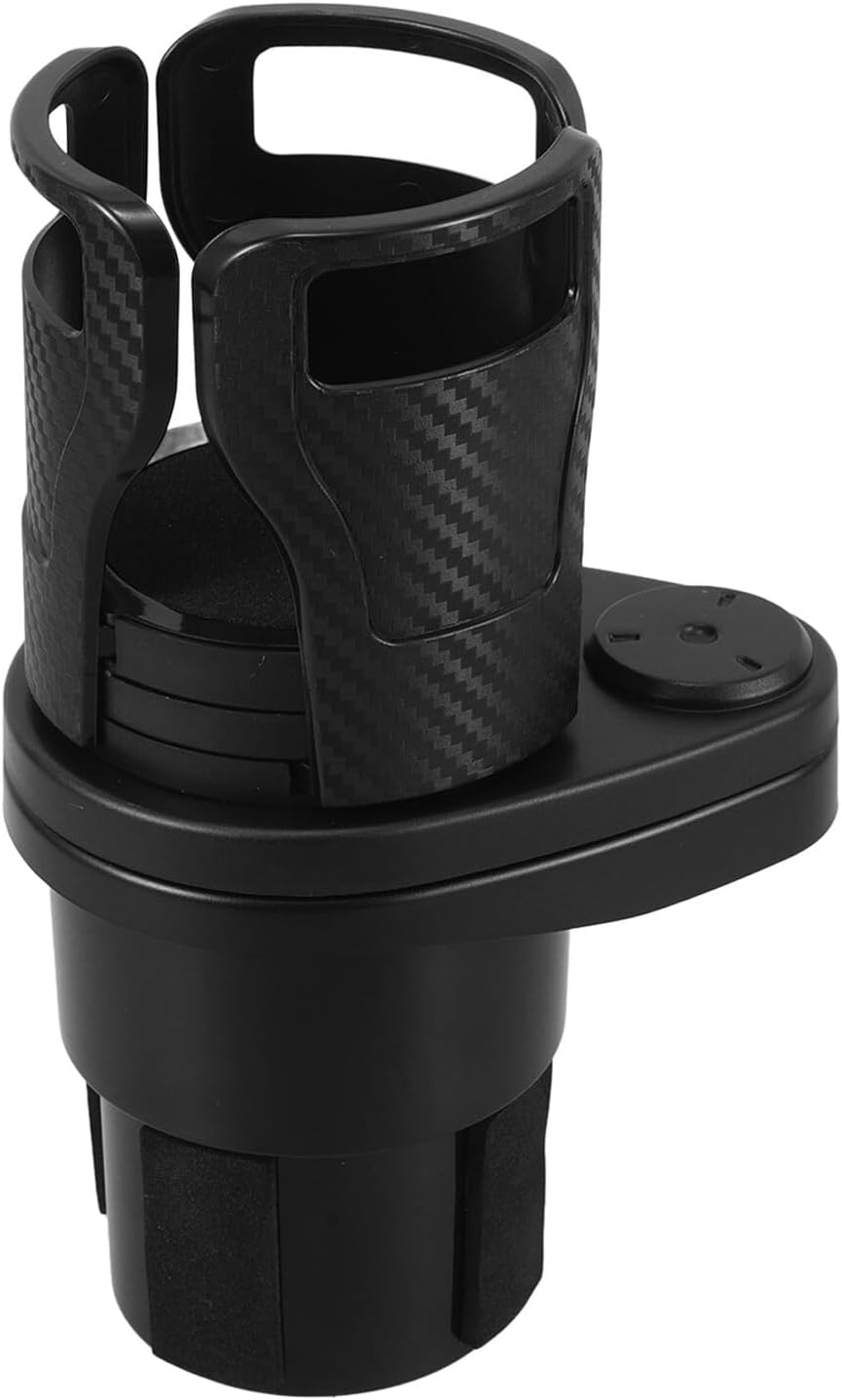 Car Cup Holder Expander Rotating Base Multi-Functional Drink Holder for Car SUV Automotive Interior Accessories Food Tray Compatible Water Bottles and Travel Use