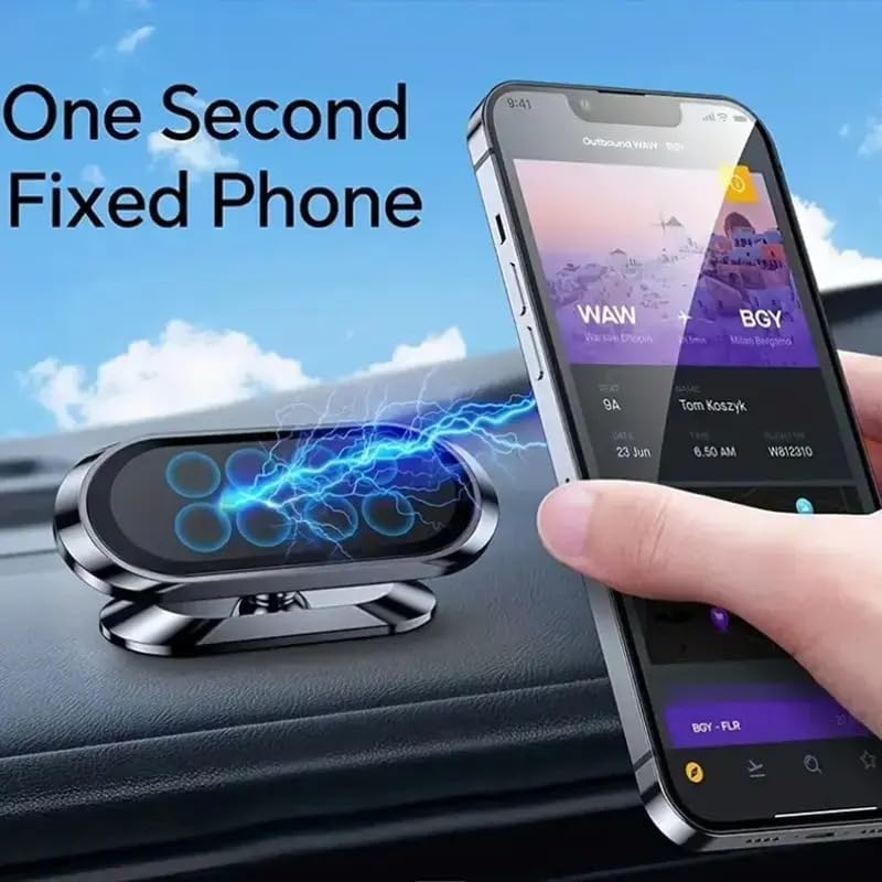 3PCS Magnetic Phone Holders to Tablet mounts Car Phone Holder Car Magnetic Phone Holder Mount Universal Suction Cup Navigation Support Adjustable 360 Rotation