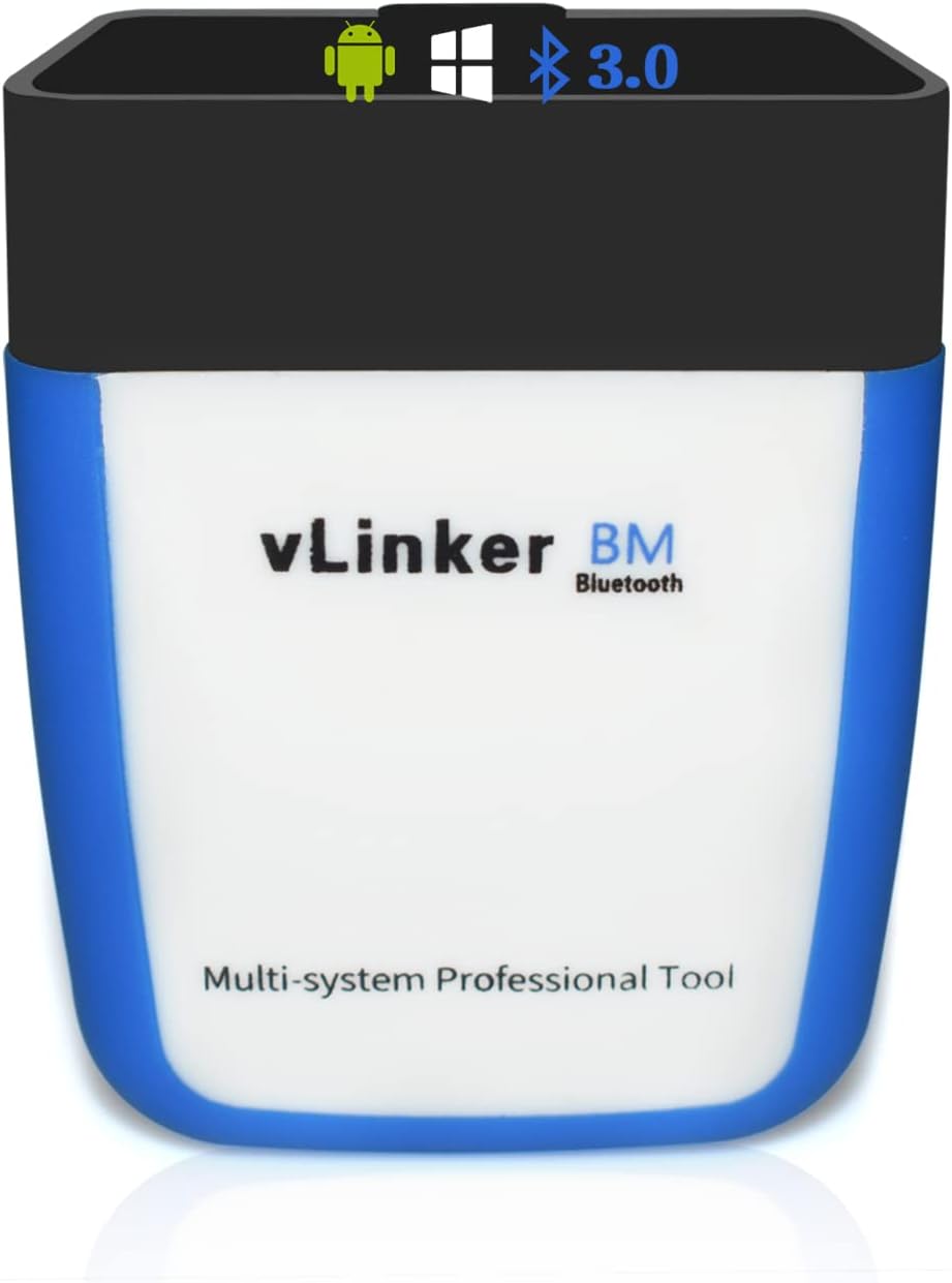 Vgate vLinker BM+ OBD2 Bluetooth Scanner for BMW/Mini BimmerCode, Car Code Reader for iOS, Android, and Windows