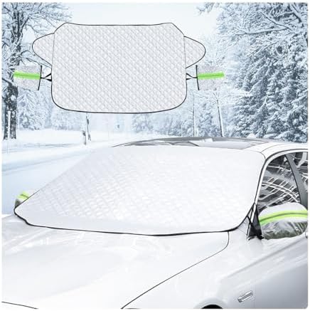 Car Windshield Snow Cover for Ford Edge 2015-2024, Winter Ice Snow Frost Heavy Duty Ultra Thick Protective Windscreen Cover
