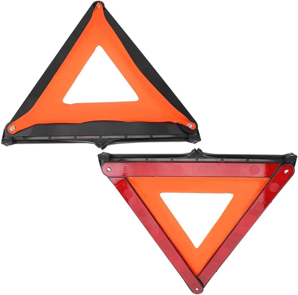 Foldable Car Reflective Triangle Emergency Fault Sign Warning Board Roadside Safety Parking Stop Board Sign