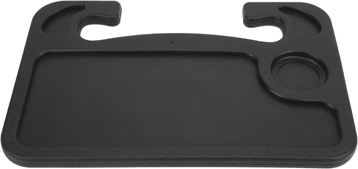 1pc Car Steering Wheel Tray Portable Laptop for Dodge Ram 3500 2012-2024, Desk Auto Food Eating Table Mount Driver Accessories Rigid Plastic,Black