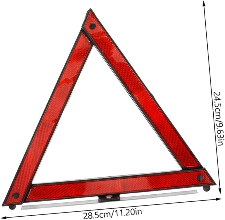 Cabilock 4pcs ABS Emergency Warning Triangles for Roadside Vehicle Use