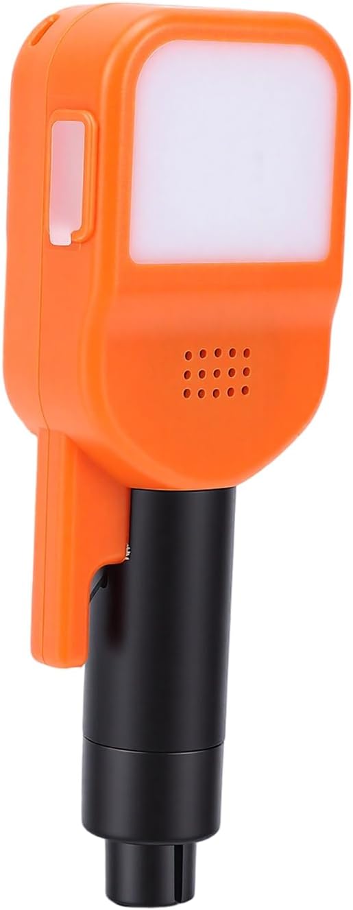 Alomejor Type C Rechargeable Car Escape Tool, Window Breaker with Rope Cutter, High Decibel Buzzer, Illumination Warning Light for RV Emergency