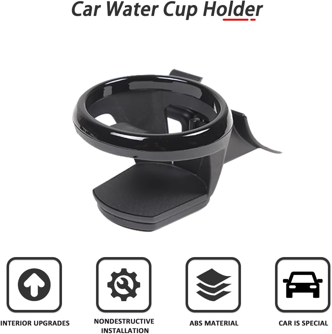 Car Water Cup Holder Compatible with Subaru BRZ Toyot@ 86 2022-2024 Co-Pilot Center Console Water Cup Storage Holder,Cup Holder Expander Interior Accessories