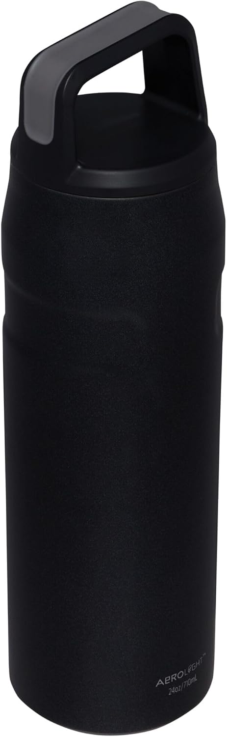 Stanley IceFlow Cap and Carry Water Bottle | Wide Mouth Twist Lid | Lightweight & Leakproof for Travel & Sports | Insulated Stainless Steel | BPA-Free