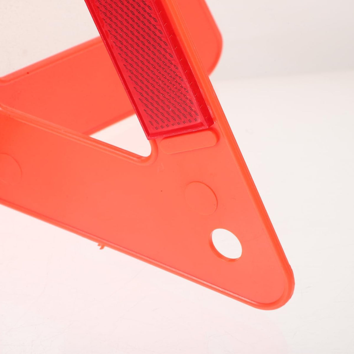 PRETYZOOM Portable Plastic Reflective Warning Triangle Road Safety for Cars