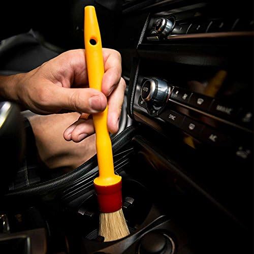 Chemical Guys, Boars Hair Detailing Brush for Wheels, Grilles & Interior