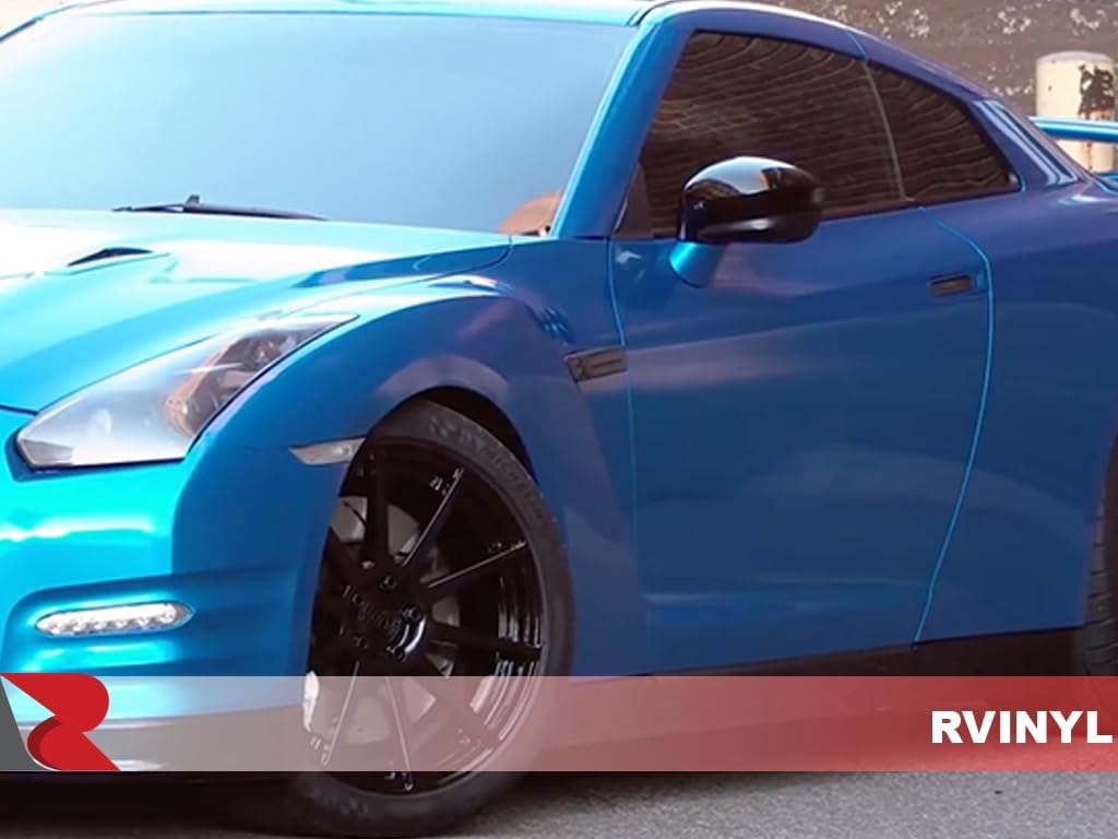 3M 1080 G337 Gloss Blue Fire (1ft x 1ft) Vinyl Wrap Film Sheet with Air-Release for Cars, Trucks & More (1sq ft Roll)