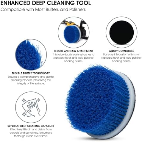 Nanoskin Rotary Brush for Deep Fabric Cleaning, 5"