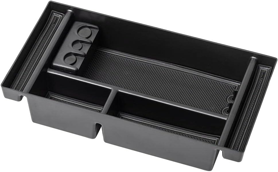 EDBETOS Center Console Organizer Tray Compatible with Chevy Silverado 1500/GMC Sierra 1500 2019-2022 Accessories and 2020-2023 Silverado/Sierra 2500/3500 HD Armrest Box - Full Console w/Bucket Seats