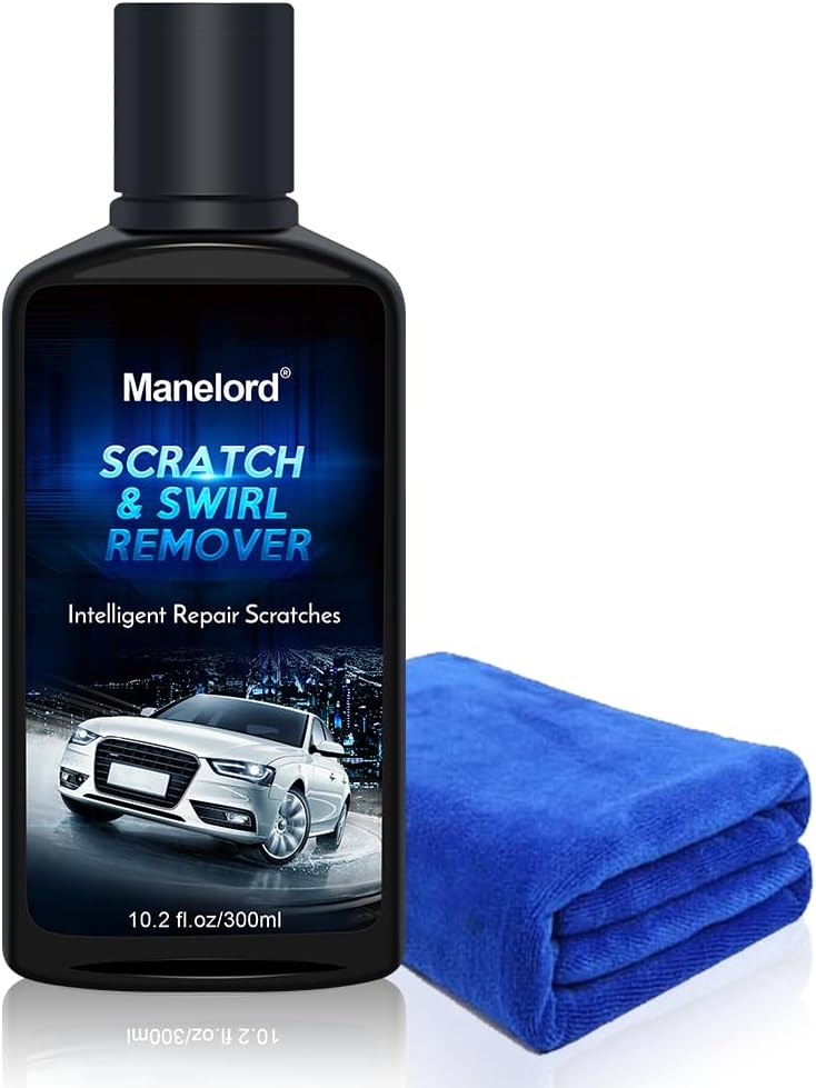 GLISTON Car Scratch Remover, Scratch Swirl Removal Kit, Auto Polish Pre-Waxing, Paintwork Restorer for Cars