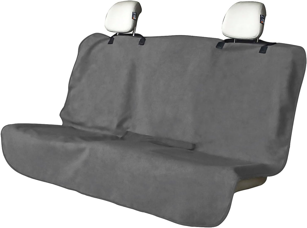 Waterproof Backseat Cover for Car Trucks Van SUV Jeep, Rear Bench Towel Seat Covers, Car Seat Protector for Gym Swimming, Universal Fits for Truck Van and SUV (Bench Grey)