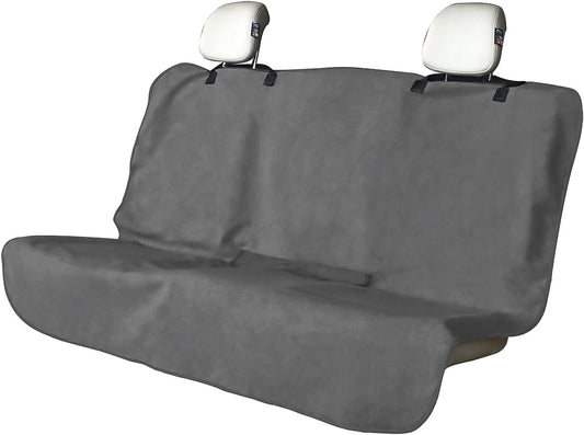 Waterproof Backseat Cover for Car Trucks Van SUV Jeep, Rear Bench Towel Seat Covers, Car Seat Protector for Gym Swimming, Universal Fits for Truck Van and SUV (Bench Grey)