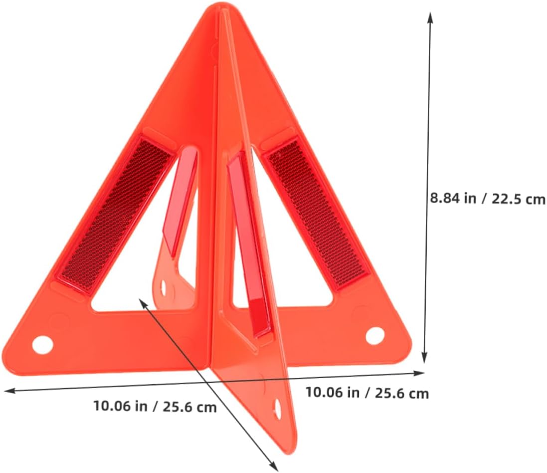 5pcs Foldable Car Reflective Warning Triangles for Parking Alerts