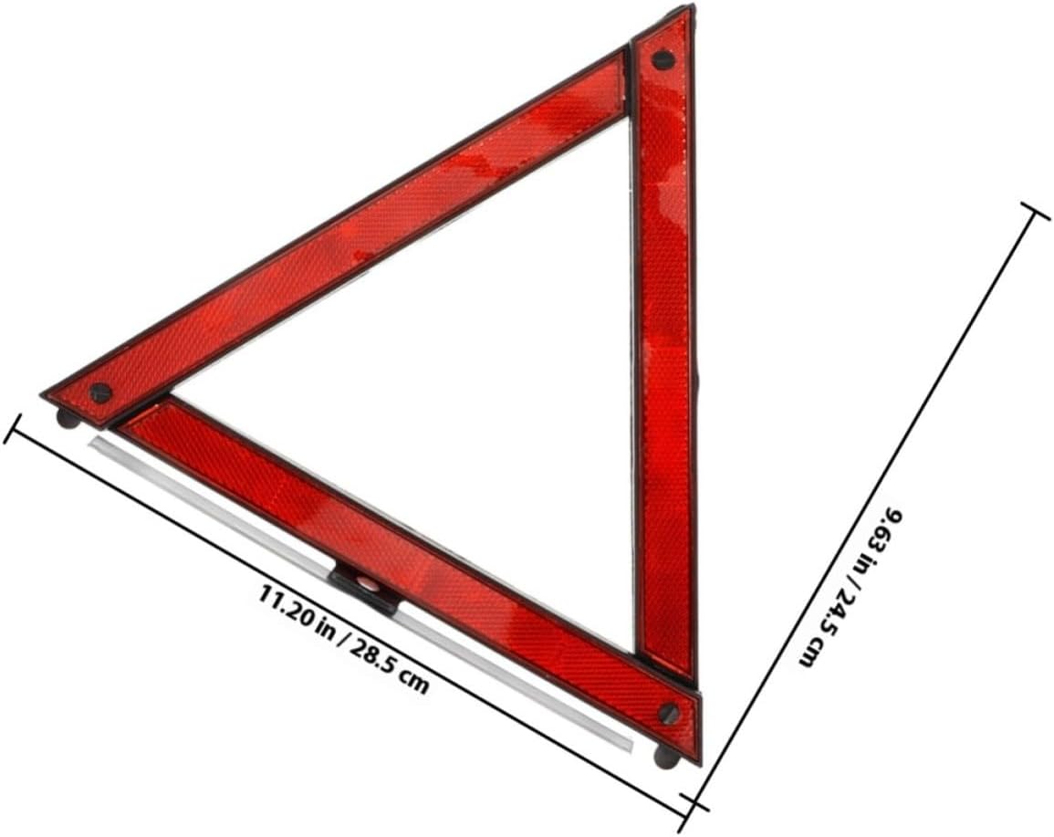 5pcs Foldable Warning Triangle Sign for Car Emergency Roadside Safety