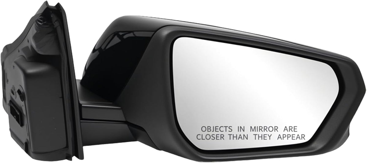 Left Driver Side Mirror Assembly Compatible with Chevy Equinox GMC Terrain 2018-2024 with Heated, Blind Spot Monitor, Turn Signal & Power Adjustable Glass Replaces 84225386 (8 Pins）