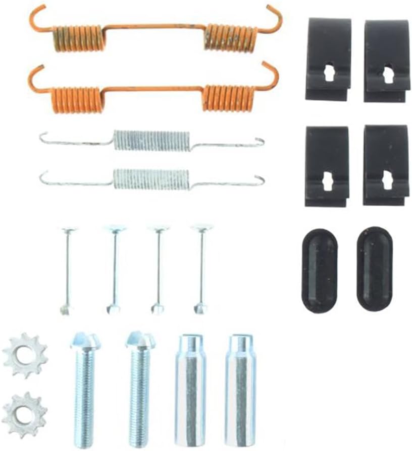 2X Rear Parking Brake Shoes Parking Brake Hardware Kit Emergency Brake Kit