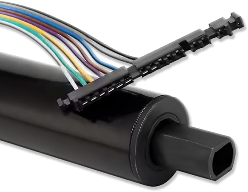 GM 28" Floor Shift Tilt Manual Steering Column Black with Adapter