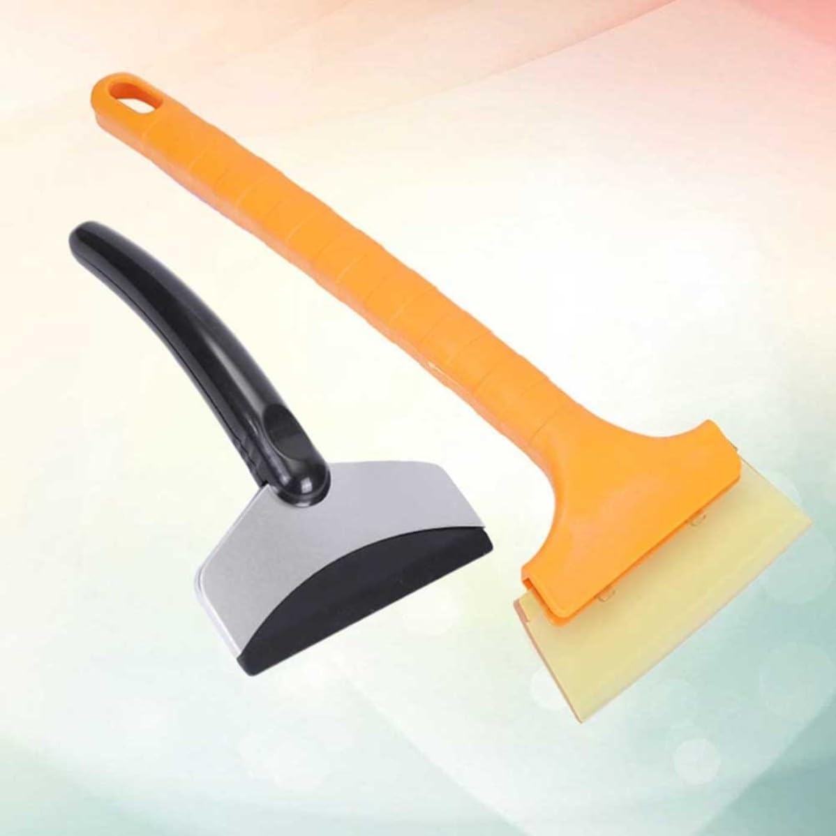 Sewroro Oxford Snow Shovel Ice Scraper Brush 2pcs Stainless Steel