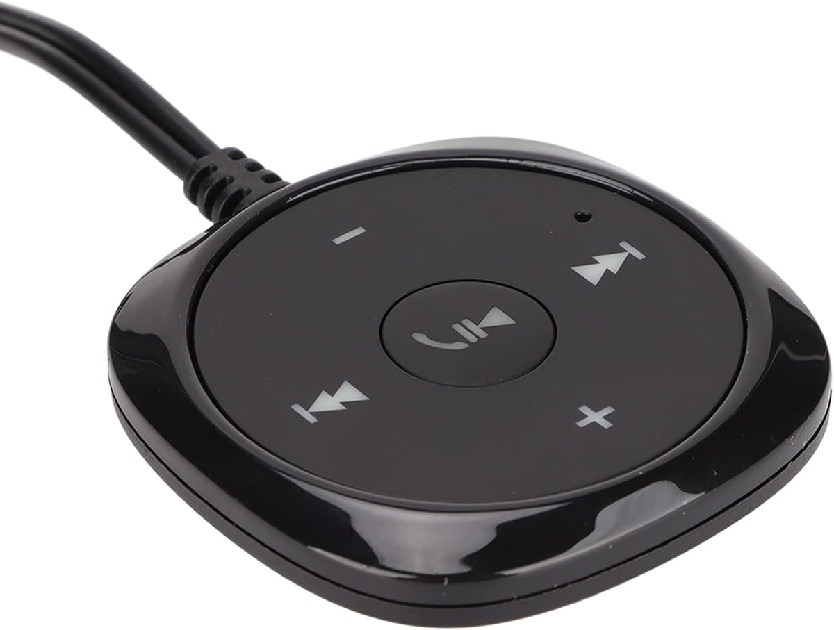 Sanpyl Car Bluetooth 5.0 Adapter, Handsfree Calling & Audio Receiver, 5V 2.1A USB Charging Port, 3.5mm AUX Input for Cars