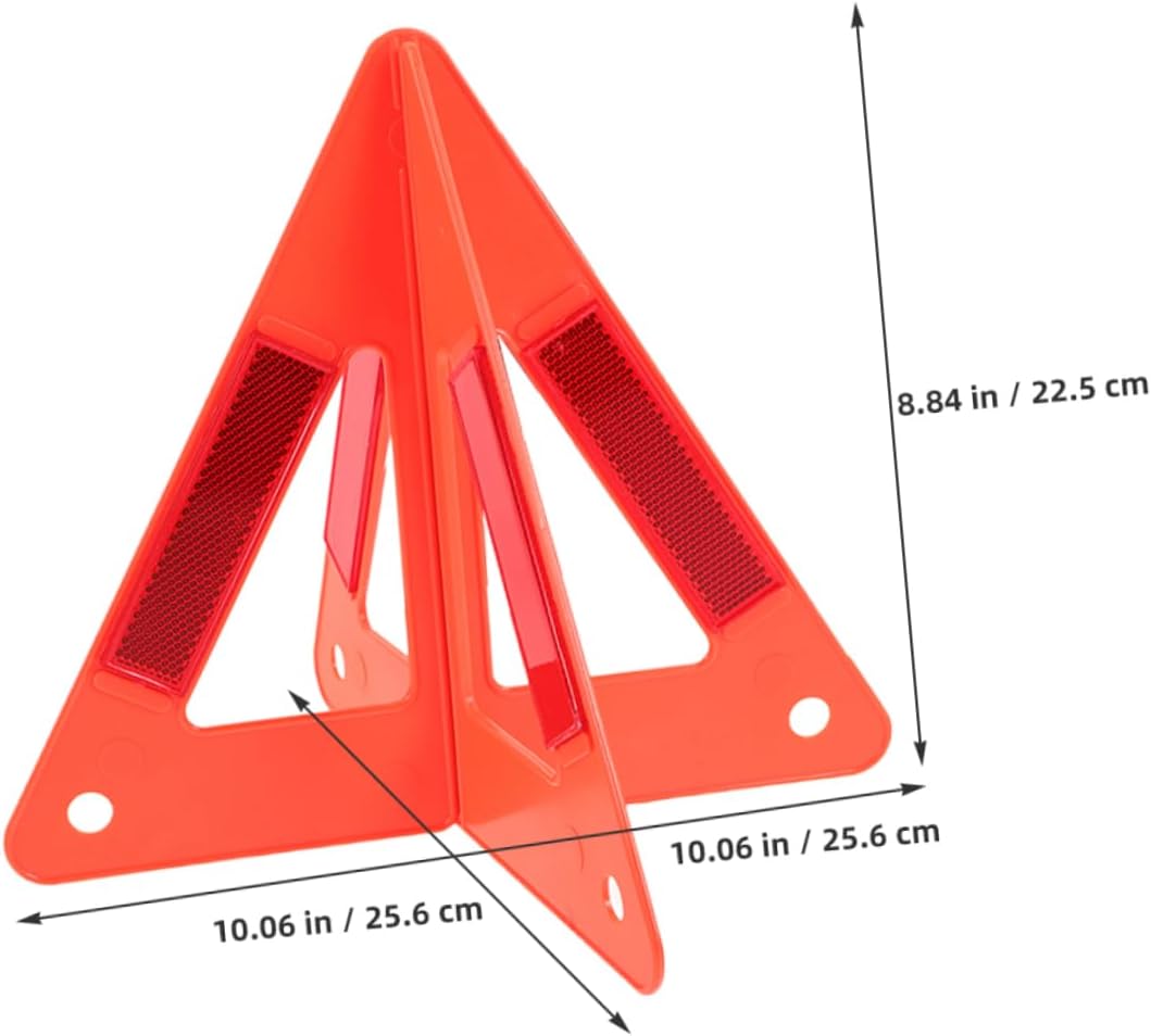 5pcs Portable Reflective Warning Triangles Road Safety for Vehicle