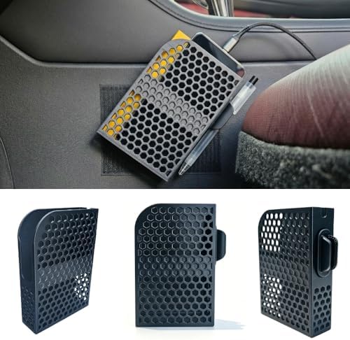 Car Organizer Car Console Organizer, Upgraded Car Seat Side Storage Holder, for Cell Phone Power Bank,3.5"x5.5" Field Notes Notebook with Pen Holder, Fit Car Truck SUV RV