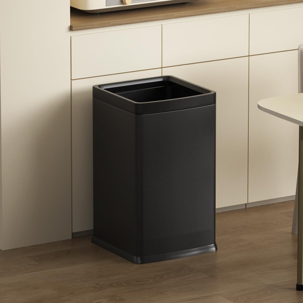 4 Gallon Black Bathroom Trash can