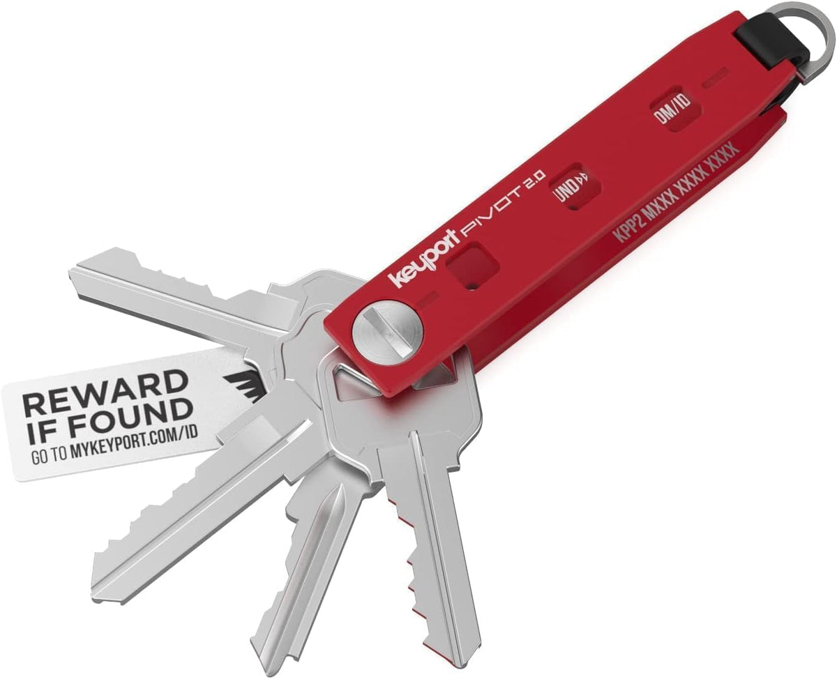 Keyport Pivot 2.0 Key Organizer - EDC Key Holder - Grade 5 Titanium