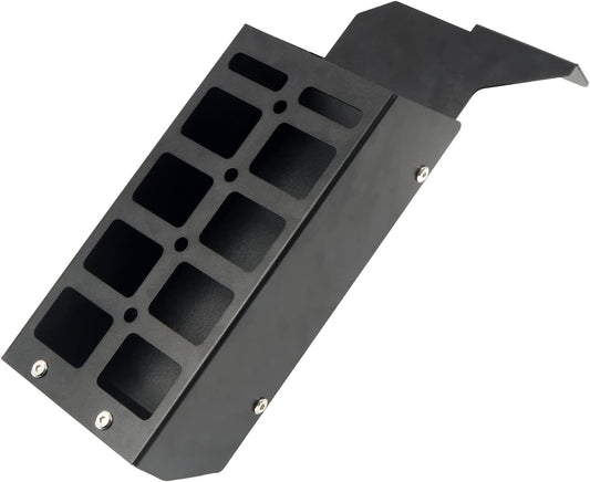 HIGH FLYING for Land Rover Defender 4dr 2020-2025 Car Rear Trunk Side Cargo Rack Organizer Modular Storage Box Basket System Luggage Carrier Storage Box Driver Side Aluminum Alloy