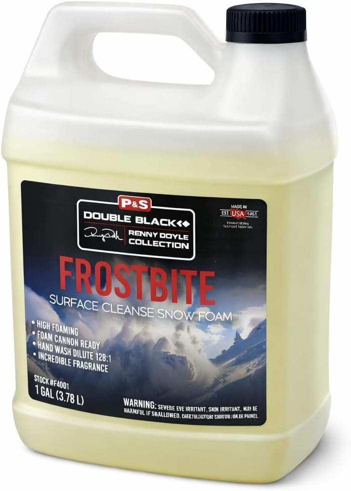 P&S Professional Detail Products Frostbite Surface Cleanse Snow Foam – High Foaming Car Shampoo, Lifts Dirt & Contaminants, Safe for All Paint & Finishes, Perfect for Cannon Use - 1 Quart