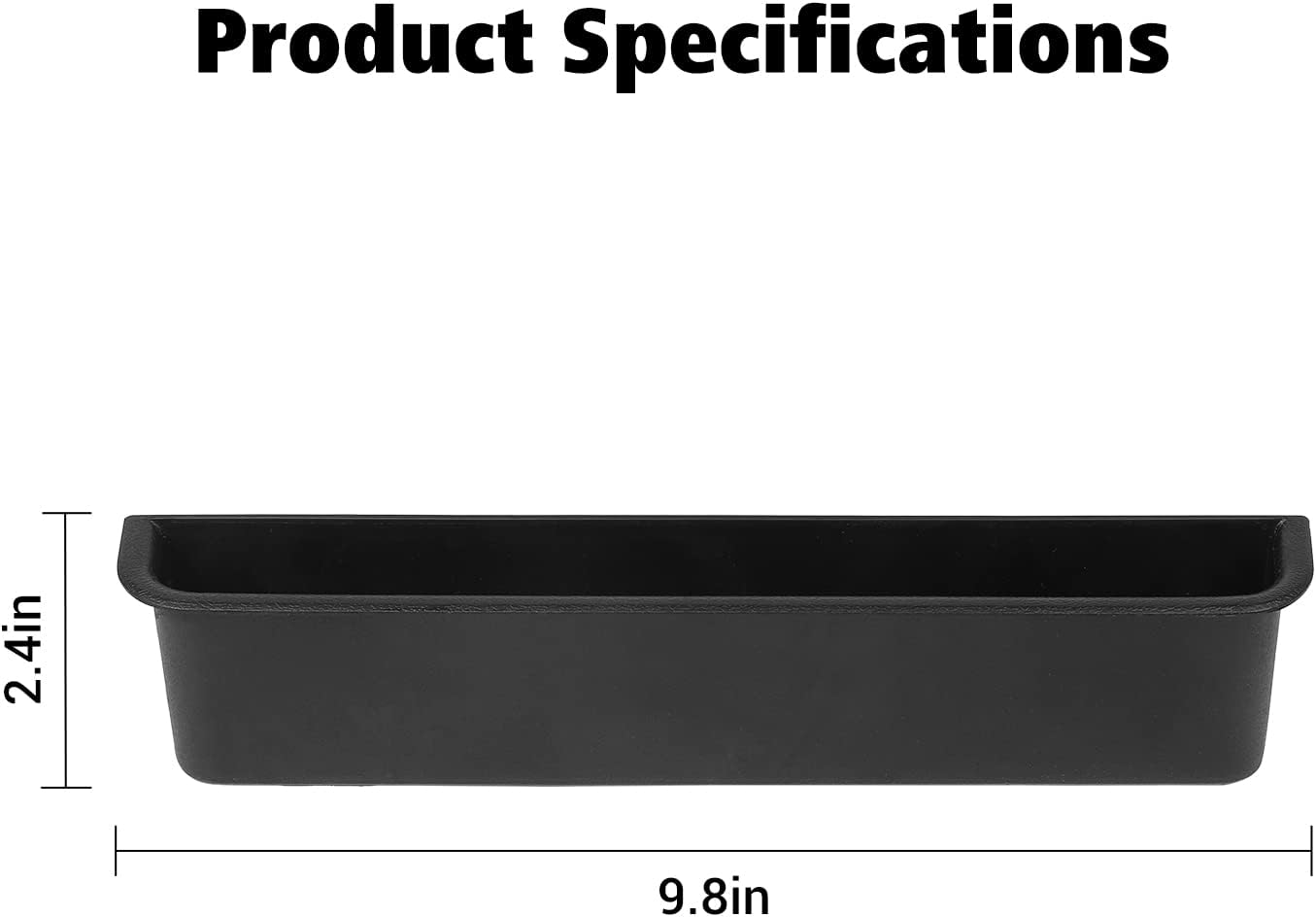 Voodonala Car Passenger Side Co-Pilot Grab Handle Storage Box for 2007-2010 Jeep Wrangler JK & Unlimited Black