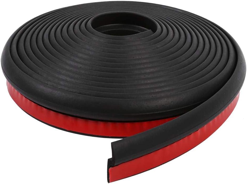 Z Shape Universal Rubber Seal Protector Guard Strip, Keenso Car Door Rubber Seals Trim Seal Door Guards Weatherstrip for Car Window Door Engine Cover, Length