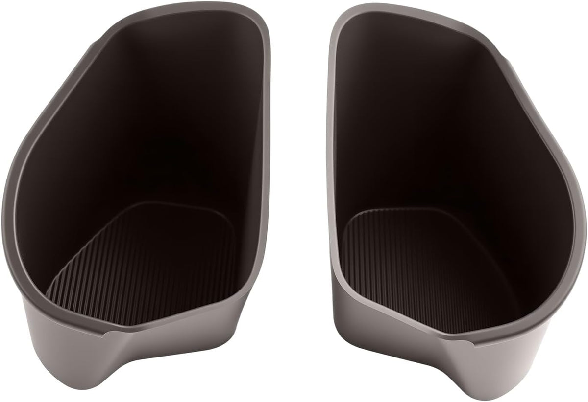 SKTU 2PCS for 2021-2026 Toyota Sienna Cup Holder 2021-2026 Sienna Door Cup Holder Toyota Sienna 2024 2025 2026 Accessories Durable Rubber Door Storage Box Sienna Side Storage Box
